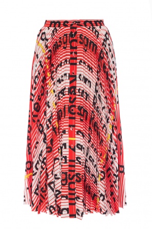 Pleated skirt with stripes, zdjęcie 1 Pleated skirt with stripes od MSGM